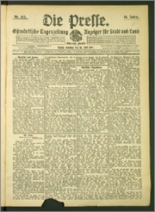Die Presse 1907, Jg. 25, Nr. 163 Zweites Blatt, Drittes Blatt