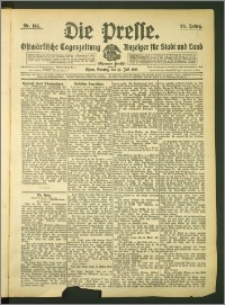 Die Presse 1907, Jg. 25, Nr. 164 Zweites Blatt