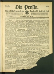 Die Presse 1907, Jg. 25, Nr. 165 Zweites Blatt