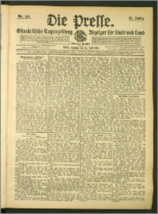 Die Presse 1907, Jg. 25, Nr. 169 Zweites Blatt, Drittes Blatt