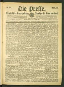 Die Presse 1907, Jg. 25, Nr. 170 Zweites Blatt