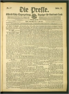 Die Presse 1907, Jg. 25, Nr. 172 Zweites Blatt