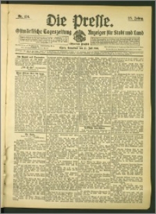 Die Presse 1907, Jg. 25, Nr. 174 Zweites Blatt