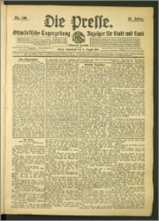 Die Presse 1907, Jg. 25, Nr. 180 Zweites Blatt