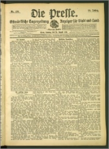 Die Presse 1907, Jg. 25, Nr. 199 Zweites Blatt, Drittes Blatt