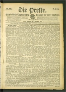 Die Presse 1907, Jg. 25, Nr. 208 Zweites Blatt