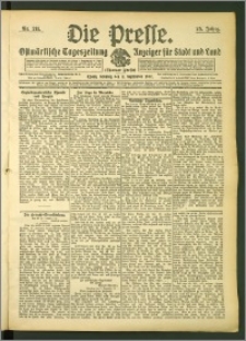 Die Presse 1907, Jg. 25, Nr. 211 Zweites Blatt, Drittes Blatt