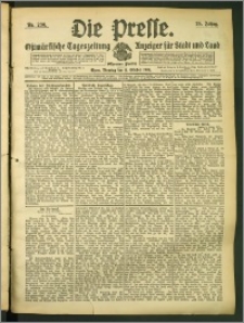 Die Presse 1907, Jg. 25, Nr. 236 Zweites Blatt, Drittes Blatt