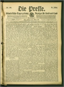 Die Presse 1907, Jg. 25, Nr. 239 Zweites Blatt