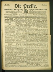 Die Presse 1907, Jg. 25, Nr. 253 Zweites Blatt, Drittes Blatt