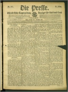 Die Presse 1907, Jg. 25, Nr. 257 Zweites Blatt