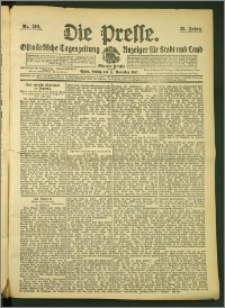 Die Presse 1907, Jg. 25, Nr. 269 Zweites Blatt