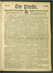 Die Presse 1907, Jg. 25, Nr. 285 Zweites Blatt, Drittes Blatt