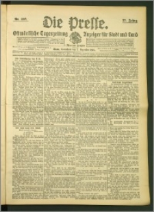 Die Presse 1907, Jg. 25, Nr. 287 Zweites Blatt, Drittes Blatt