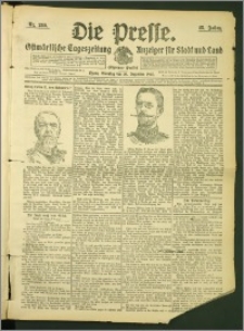 Die Presse 1907, Jg. 25, Nr. 289 Zweites Blatt, Drittes Blatt