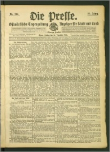 Die Presse 1907, Jg. 25, Nr. 292 Zweites Blatt, Drittes Blatt