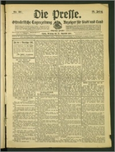 Die Presse 1907, Jg. 25, Nr. 301 Zweites Blatt, Drittes Blatt
