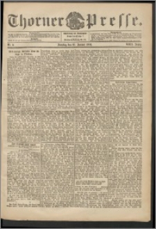 Thorner Presse 1904, Jg. XXII, Nr. 8 + 1. Beilage, 2. Beilage