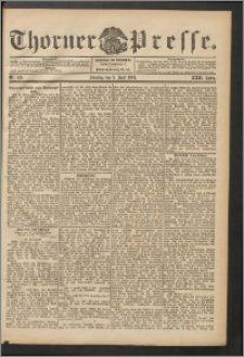 Thorner Presse 1904, Jg. XXII, Nr. 130 + 1. Beilage, 2. Beilage