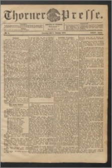 Thorner Presse 1905, Jg. XXIII, Nr. 1 + 1. Beilage, 2. Beilage