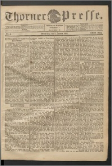 Thorner Presse 1905, Jg. XXIII, Nr. 4 + Beilage
