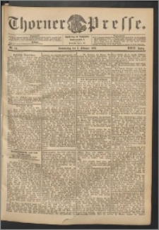 Thorner Presse 1905, Jg. XXIII, Nr. 34 + 1. Beilage, 2. Beilage