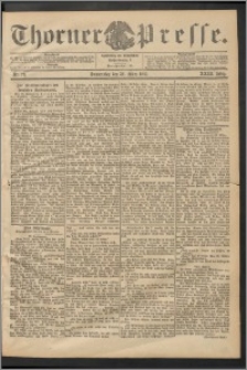 Thorner Presse 1905, Jg. XXIII, Nr. 76 + Beilage