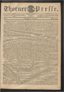 Thorner Presse 1905, Jg. XXIII, Nr. 81 + Beilage