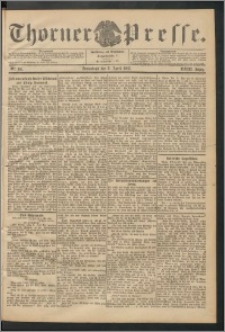 Thorner Presse 1905, Jg. XXIII, Nr. 84 + Beilage, Extrablatt