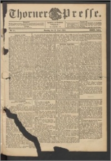 Thorner Presse 1905, Jg. XXIII, Nr. 91 + 1. Beilage, 2. Beilage, 3. Beilage