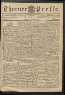 Thorner Presse 1905, Jg. XXIII, Nr. 96 + 1. Beilage, 2. Beilage