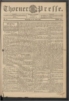 Thorner Presse 1905, Jg. XXIII, Nr. 98 + Beilage