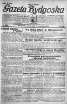 Gazeta Bydgoska 1925.09.11 R.4 nr 209