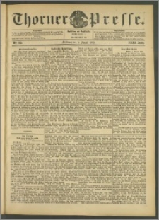 Thorner Presse 1905, Jg. XXIII, Nr. 185 + Beilage
