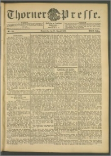 Thorner Presse 1905, Jg. XXIII, Nr. 186 + Beilage