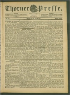 Thorner Presse 1905, Jg. XXIII, Nr. 195 + 1. Beilage, 2. Beilage, Beilagenwerbung