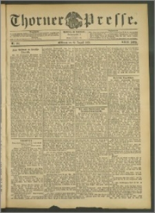 Thorner Presse 1905, Jg. XXIII, Nr. 197 + Beilage