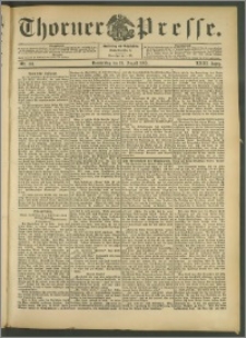 Thorner Presse 1905, Jg. XXIII, Nr. 198 + Beilage