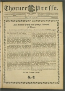 Thorner Presse 1905, Jg. XXIII, Nr. 199 + Beilage