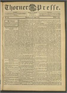 Thorner Presse 1905, Jg. XXIII, Nr. 202 + Beilage