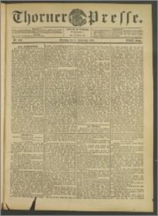 Thorner Presse 1905, Jg. XXIII, Nr. 208 + Beilage