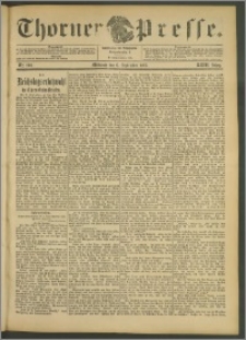 Thorner Presse 1905, Jg. XXIII, Nr. 209 + Beilage