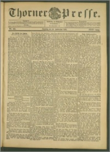 Thorner Presse 1905, Jg. XXIII, Nr. 213 + 1. Beilage, 2. Beilage