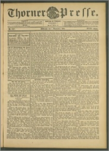 Thorner Presse 1905, Jg. XXIII, Nr. 257 + Beilage