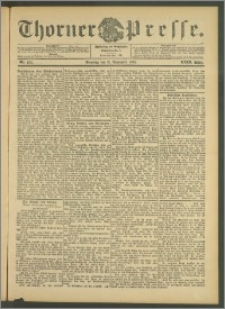 Thorner Presse 1905, Jg. XXIII, Nr. 274 + 1. Beilage, 2. Beilage