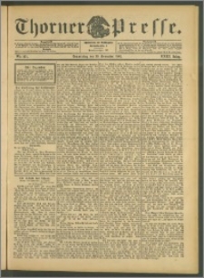 Thorner Presse 1905, Jg. XXIII, Nr. 281 + Beilage