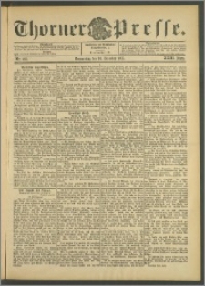 Thorner Presse 1905, Jg. XXIII, Nr. 293 + Beilage, Extrablatt