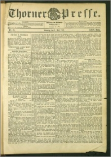 Thorner Presse 1906, Jg. XXIV, Nr. 151 + 1. Beilage, 2. Beilage, 3. Beilage