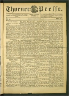 Thorner Presse 1906, Jg. XXIV, Nr. 156 + 1. Beilage, 2. Beilage
