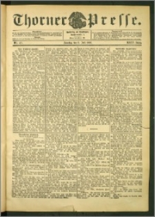 Thorner Presse 1906, Jg. XXIV, Nr. 157 + 1. Beilage, 2. Beilage